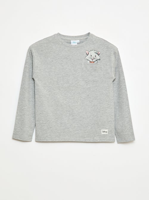 Disney-T-shirt met De Aristokatten-print en lange mouw - Kiabi