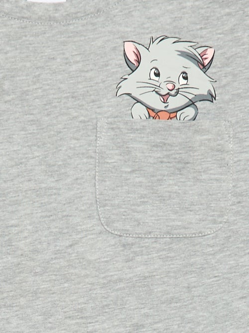 Disney-T-shirt met De Aristokatten-print en lange mouw - Kiabi
