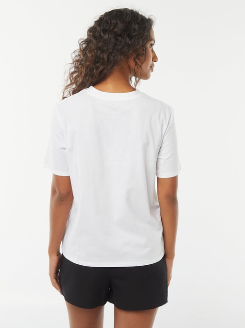 Disney-T-shirt met korte mouw en Mickey-print - Kiabi