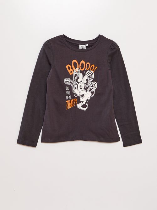 Disney-T-shirt met lange mouw en Minnie-print - Halloween - Kiabi