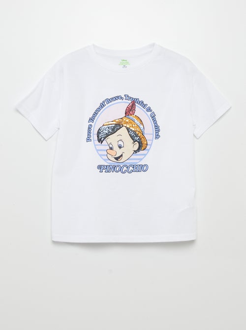 Disney-T-shirt met lovertjes - Kiabi
