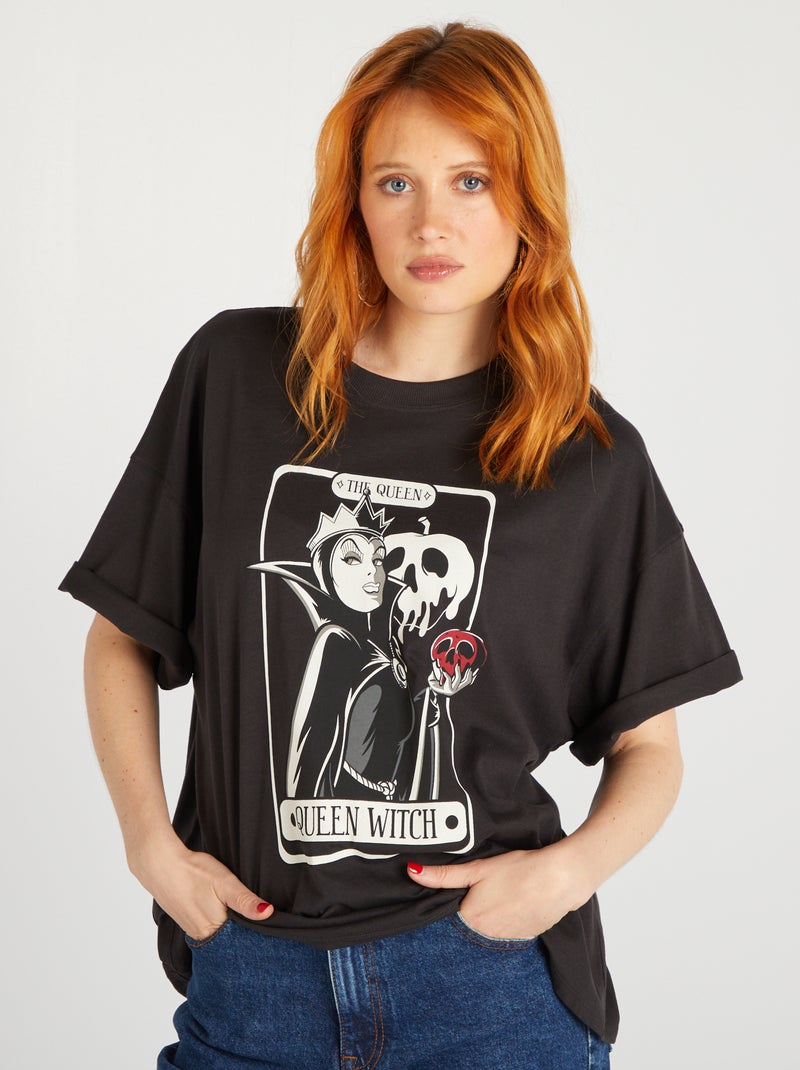 'Disney'-T-shirt van jerseystof - Halloween ZWART - Kiabi