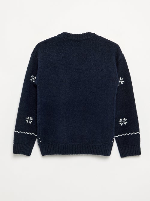 Disney-trui met Frozen-jacquard - Kiabi
