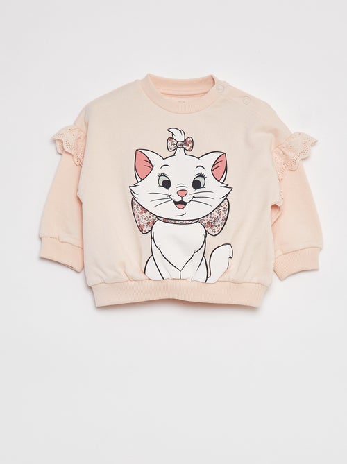 'Disney'/'Marie'-sweater met ruches aan de mouwen - Kiabi
