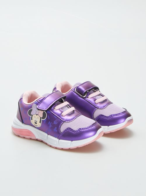 Disney/Minnie-sneakers met ledlampjes - Kiabi