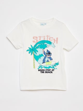'Disney'/'Stitch'-T-shirt met korte mouw