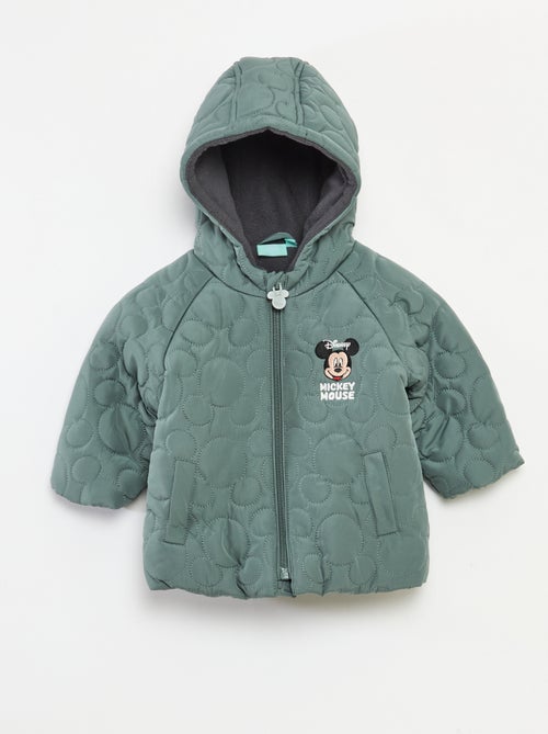 Donsjack met capuchon en fleecevoering 'Disney' 'Mickey' - Kiabi
