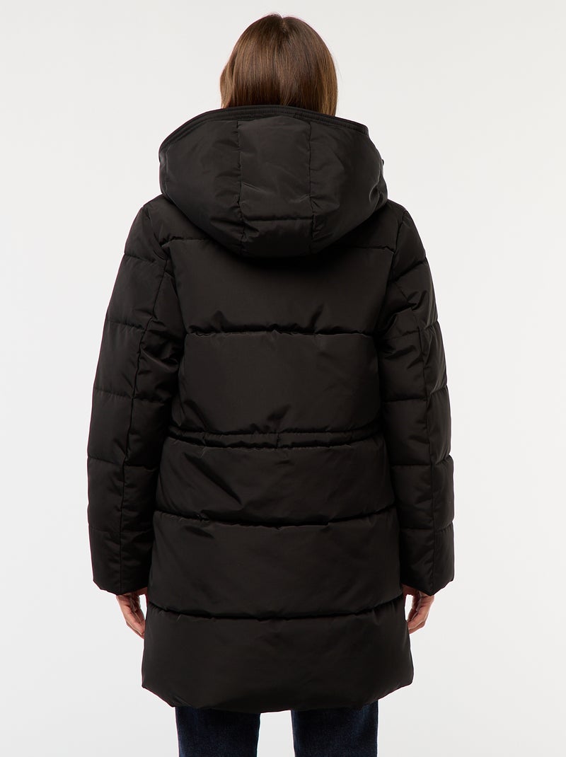 Donsjack met draagcover | Zwangerschapsmodel zwart - Kiabi