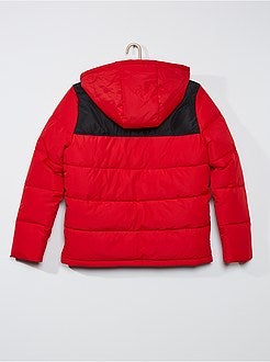 Donsjas met capuchon en color block - Kiabi