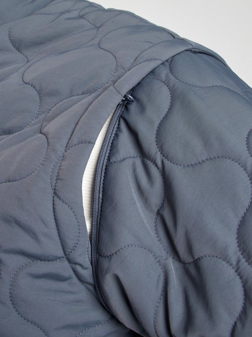 Doorgestikt donsjack met afneembare mouwen - Kiabi