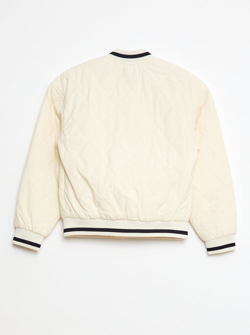 Doorgestikt jack in campusstijl - Kiabi