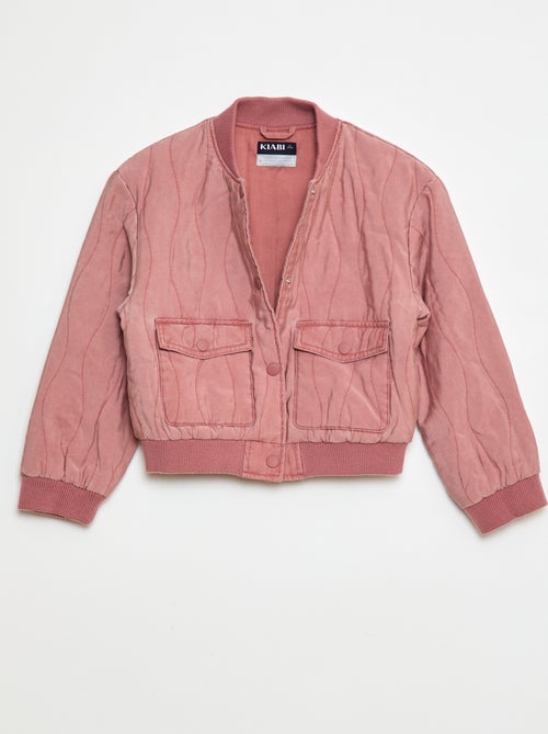 Doorgestikt katoenen jasje - Kiabi