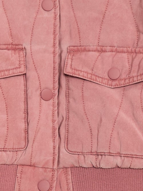 Doorgestikt katoenen jasje - Kiabi