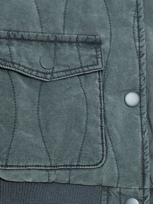 Doorgestikt katoenen jasje - Kiabi