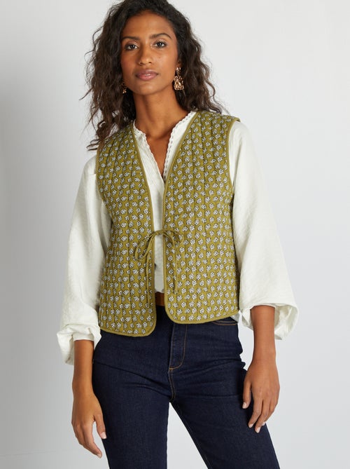 Doorgestikte bodywarmer - Kiabi