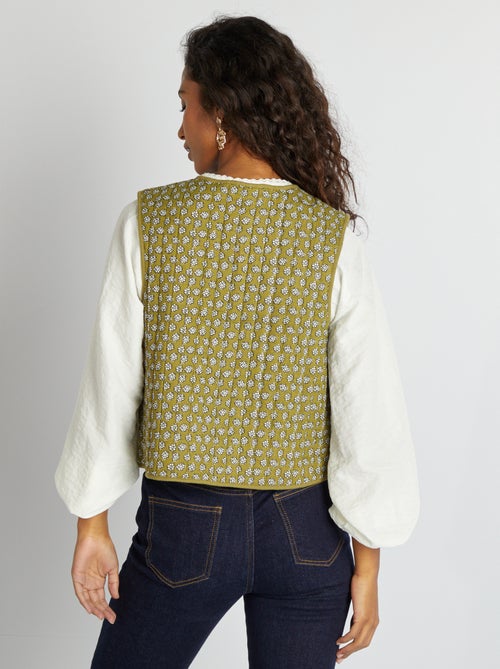 Doorgestikte bodywarmer - Kiabi
