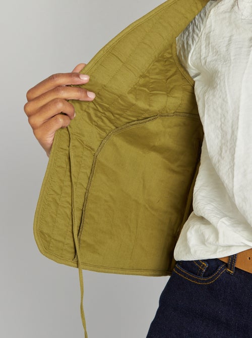 Doorgestikte bodywarmer - Kiabi