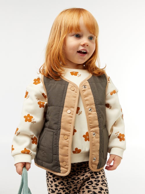 Doorgestikte bodywarmer - Kiabi