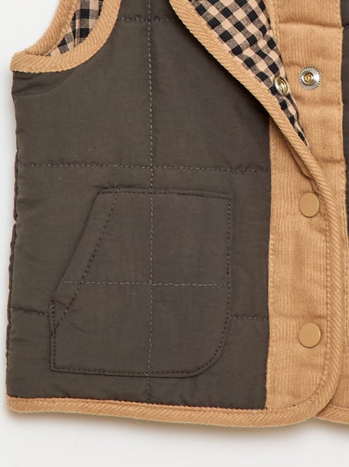 Doorgestikte bodywarmer - Kiabi