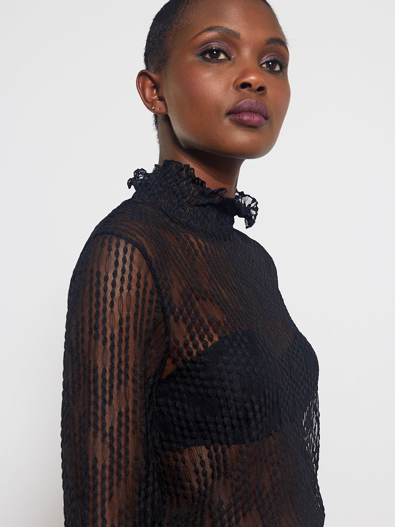 Bruine Mesh tops koop je online bij de Bijenkorf