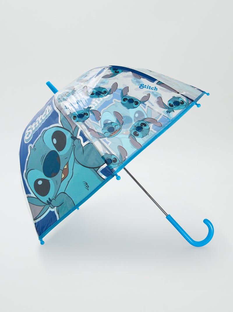 Doorschijnende 'Disney'-paraplu met 'Stitch'-print BLAUW - Kiabi
