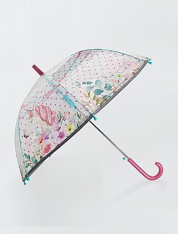 Doorschijnende paraplu met eenhoornprint - Kiabi