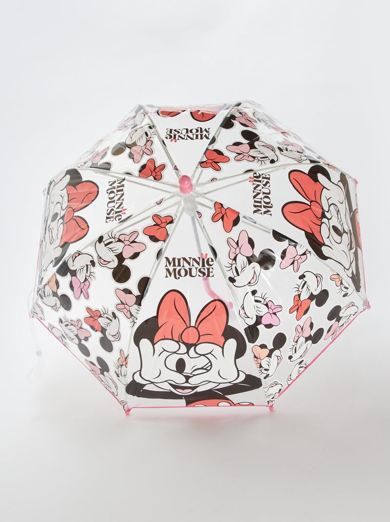 Doorschijnende paraplu met Minnie-print ROSE - Kiabi