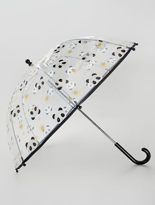 Doorzichtige paraplu met pandaprint - Kiabi
