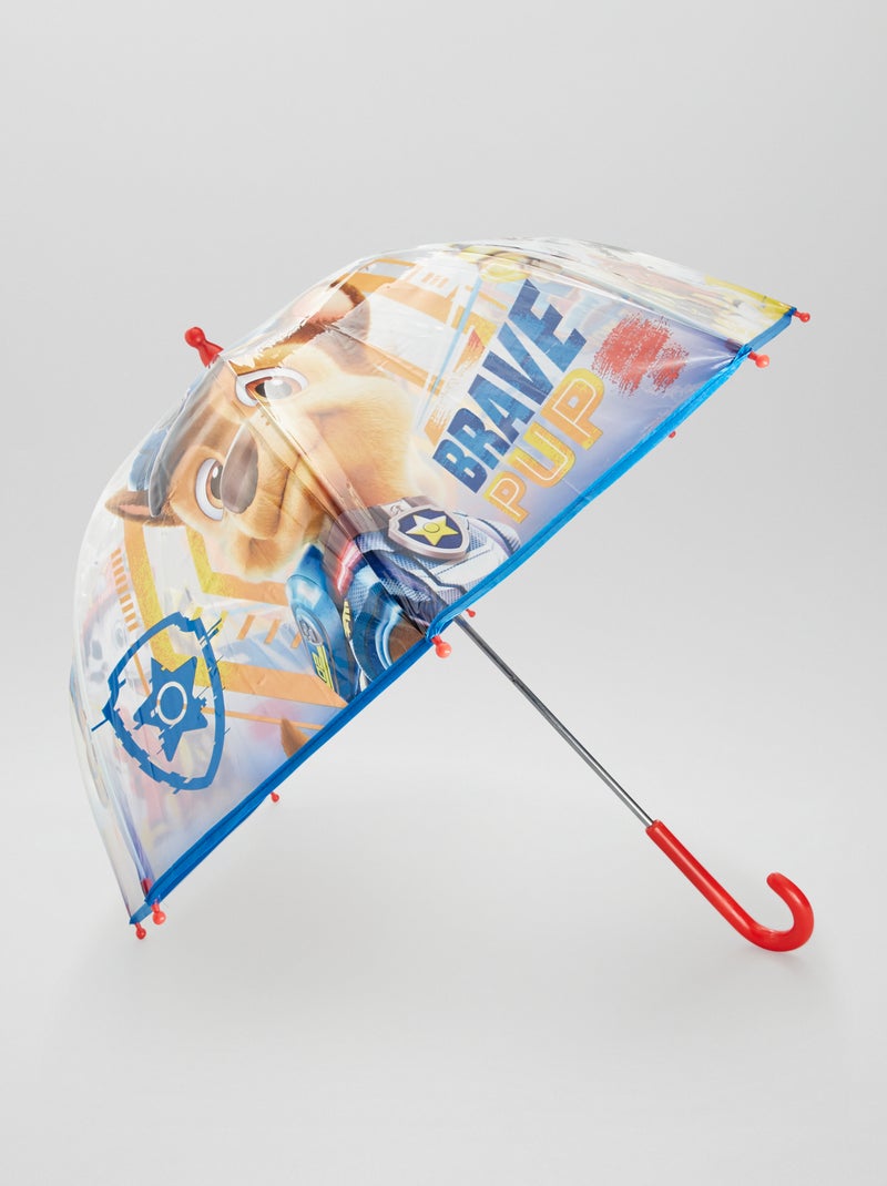 Doorzichtige paraplu 'PAW Patrol' blauw - Kiabi