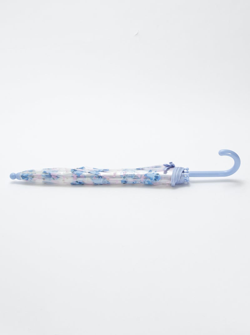 Doorzichtige paraplu 'Stitch' PAARS - Kiabi