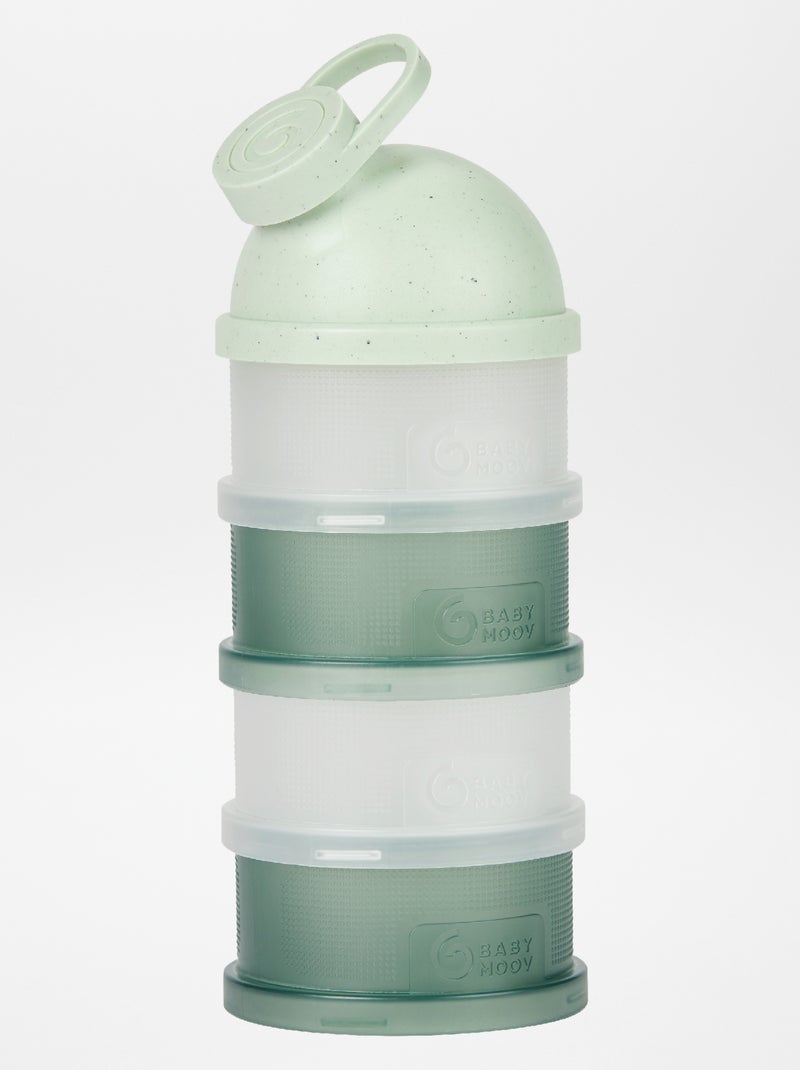 Doseerdoos voor poedermelk met 4 compartimenten 'Babymoov' GROEN - Kiabi