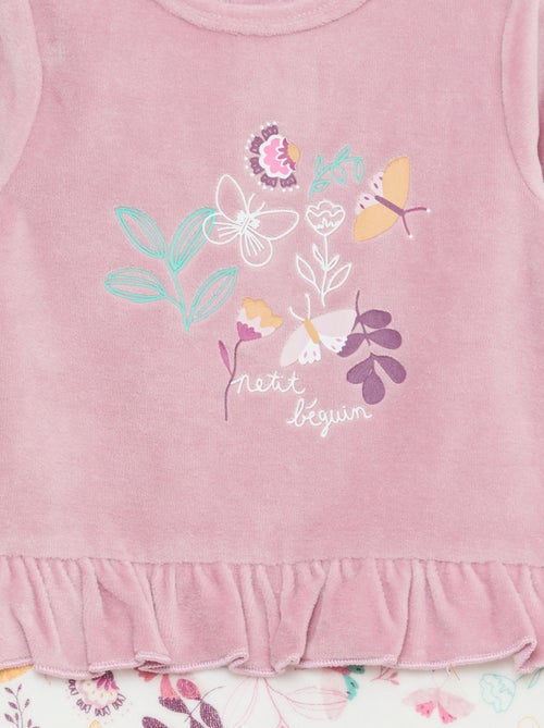 Draagpak met 2-in-1 effect en print - Kiabi