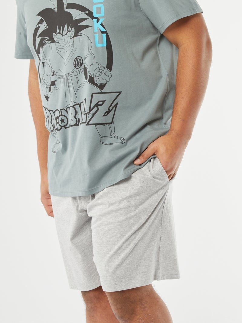 'Dragon Ball Z'-setje: T-shirt + short - 2-delig GRIJS - Kiabi