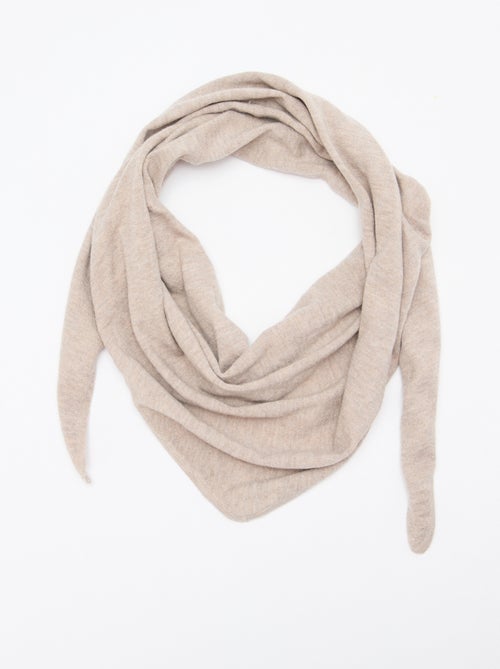 Driehoekige sjaal om te knopen - Kiabi