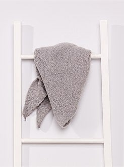 Driehoekige sjaal van zacht tricot - Kiabi