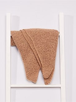 Driehoekige sjaal van zacht tricot - Kiabi
