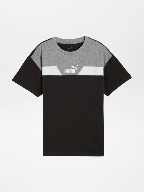 Driekleurig katoenen T-shirt 'Puma' - Kiabi