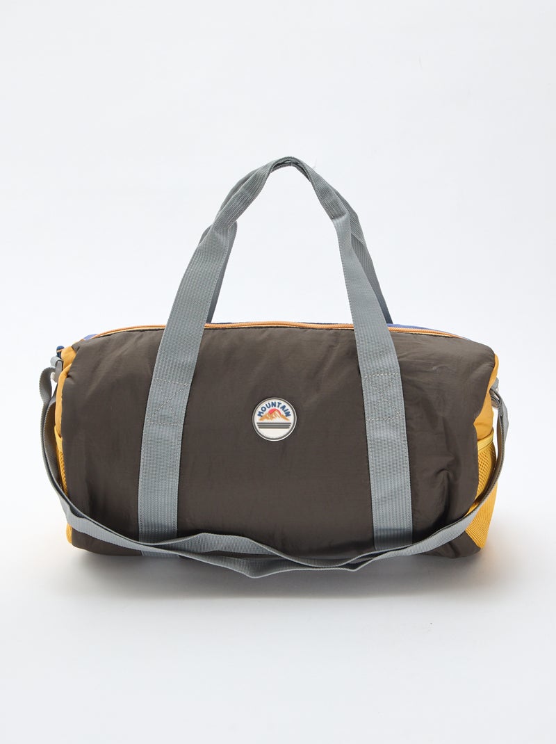 Driekleurige duffeltas Blauw - Kiabi