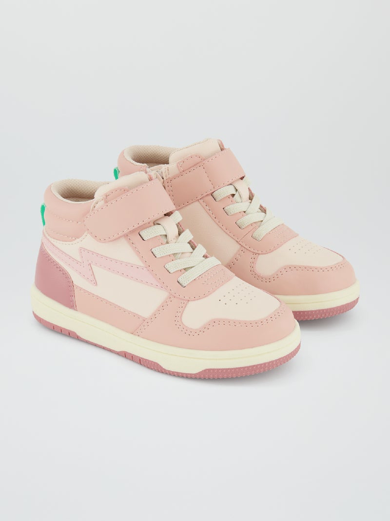 Driekleurige, hoge sneakers ROSE - Kiabi