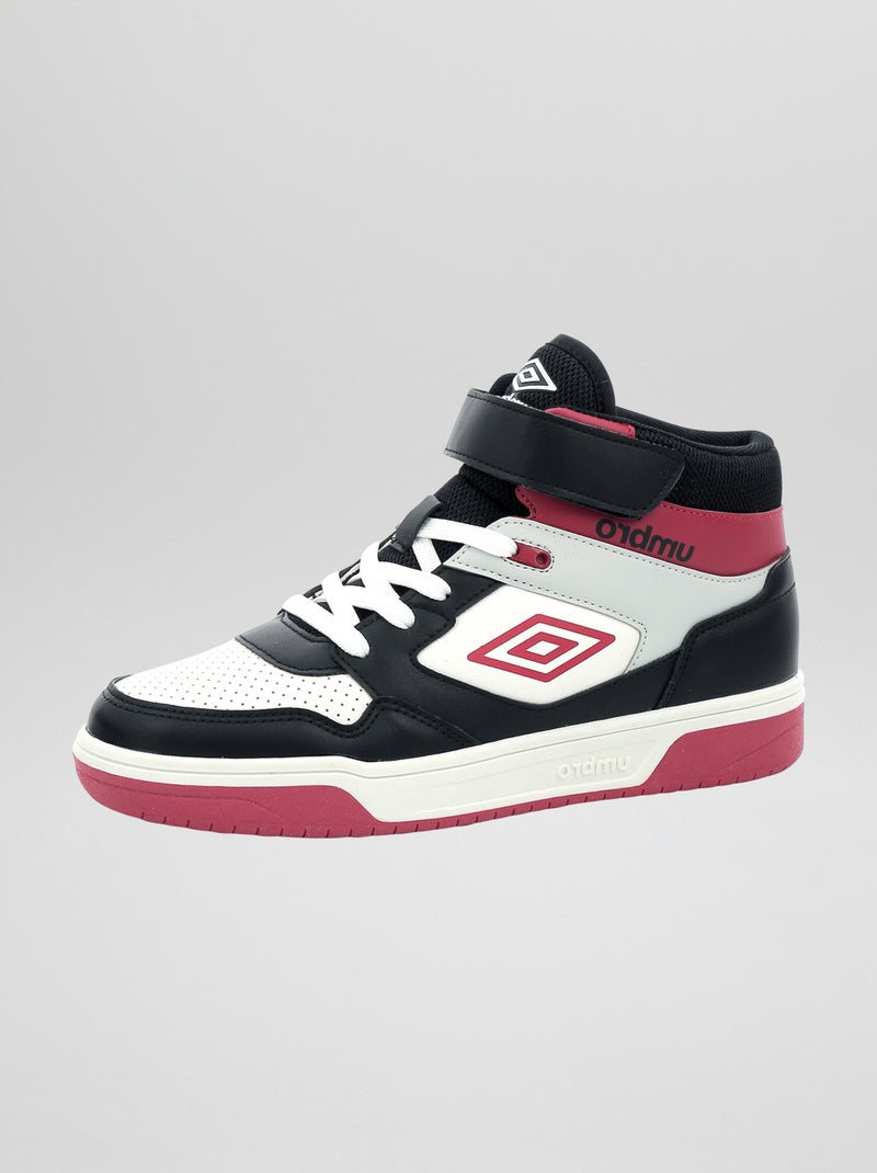 Driekleurige hoge sneakers 'Umbro' ZWART - Kiabi