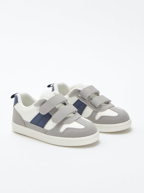 Driekleurige, lage sneakers - Kiabi