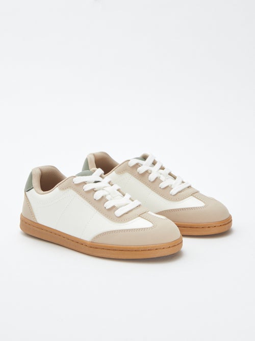 Driekleurige, lage sneakers - Kiabi
