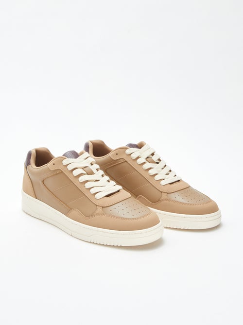 Driekleurige, lage sneakers - Kiabi