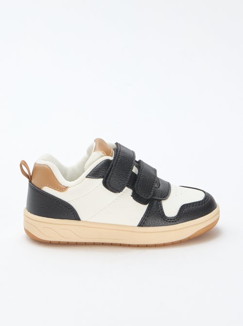 Driekleurige, lage sneakers - Kiabi