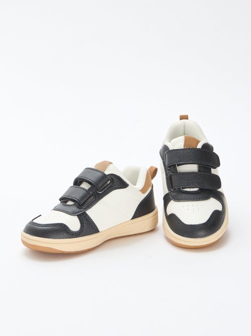 Driekleurige, lage sneakers - Kiabi