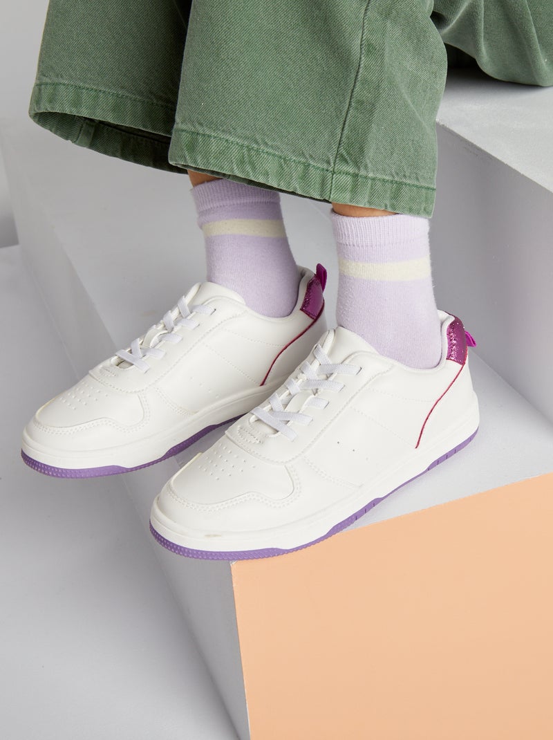 Driekleurige, lage sneakers ROSE - Kiabi