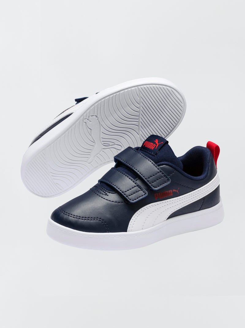 Driekleurige sneakers 'Courtflex' 'Puma' BLAUW - Kiabi