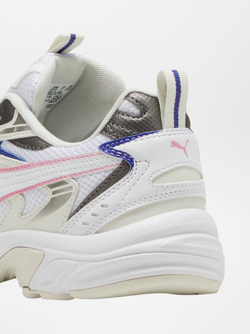 Driekleurige sneakers 'Puma' 'Milenio' wit - Kiabi