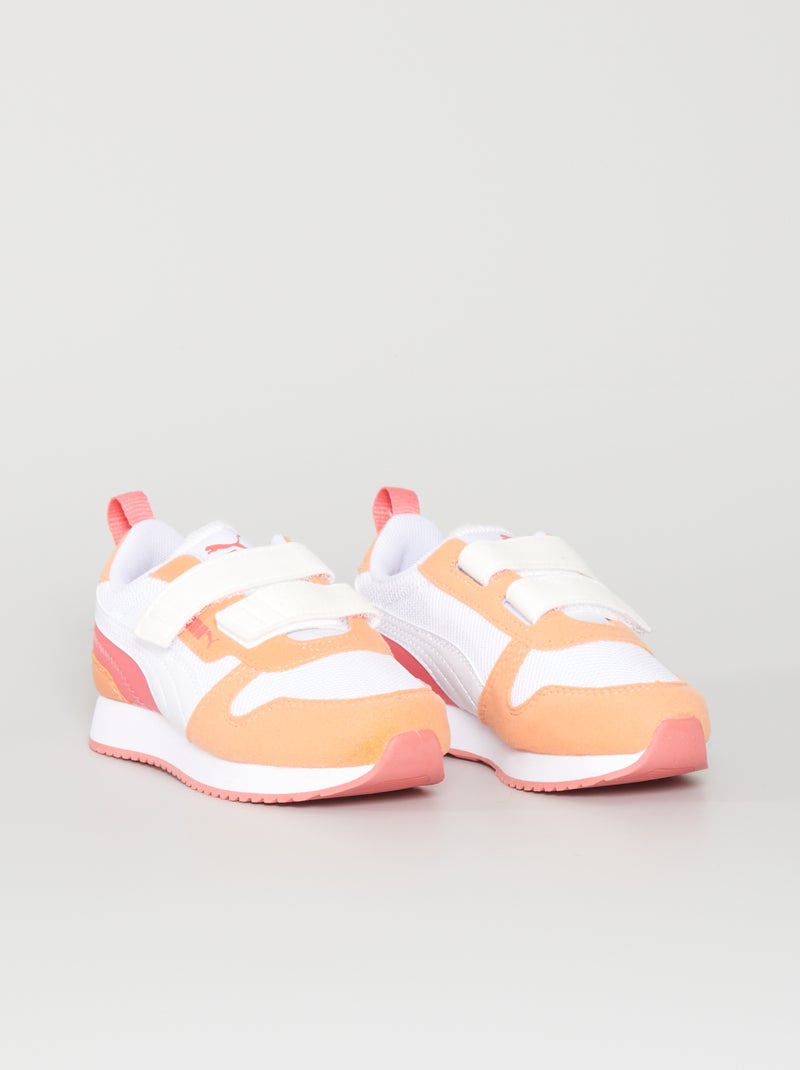 Driekleurige sneakers 'Puma' 'R78' WIT - Kiabi