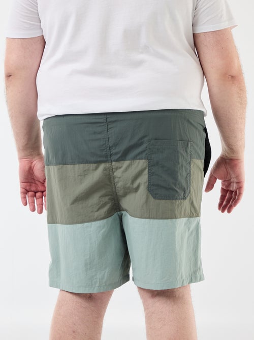 Driekleurige zwemshort - Kiabi